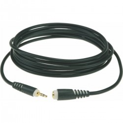 Klotz Headphone Extension Cable - M-F Mini Jack 3.5mm - 3 Metre