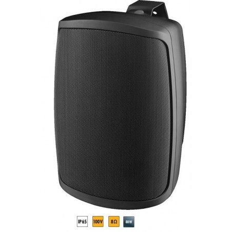 Monacor 5.25" 2-Way speaker Black (Single)