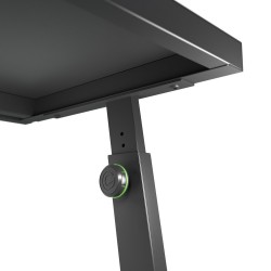 Gravity DJ/Studio Desk with flexible Loudspeaker and Laptop Tray