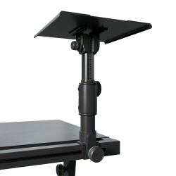 Gravity DJ/Studio Desk with flexible Loudspeaker and Laptop Tray