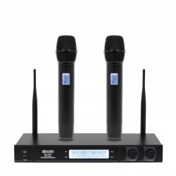 W Audio Twin UHF Handheld wireless Microphone System