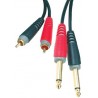 Klotz Pro Twin Jack to RCA Cable