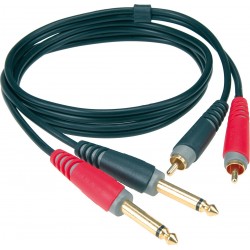 Klotz Pro Twin Jack to RCA Cable 1M